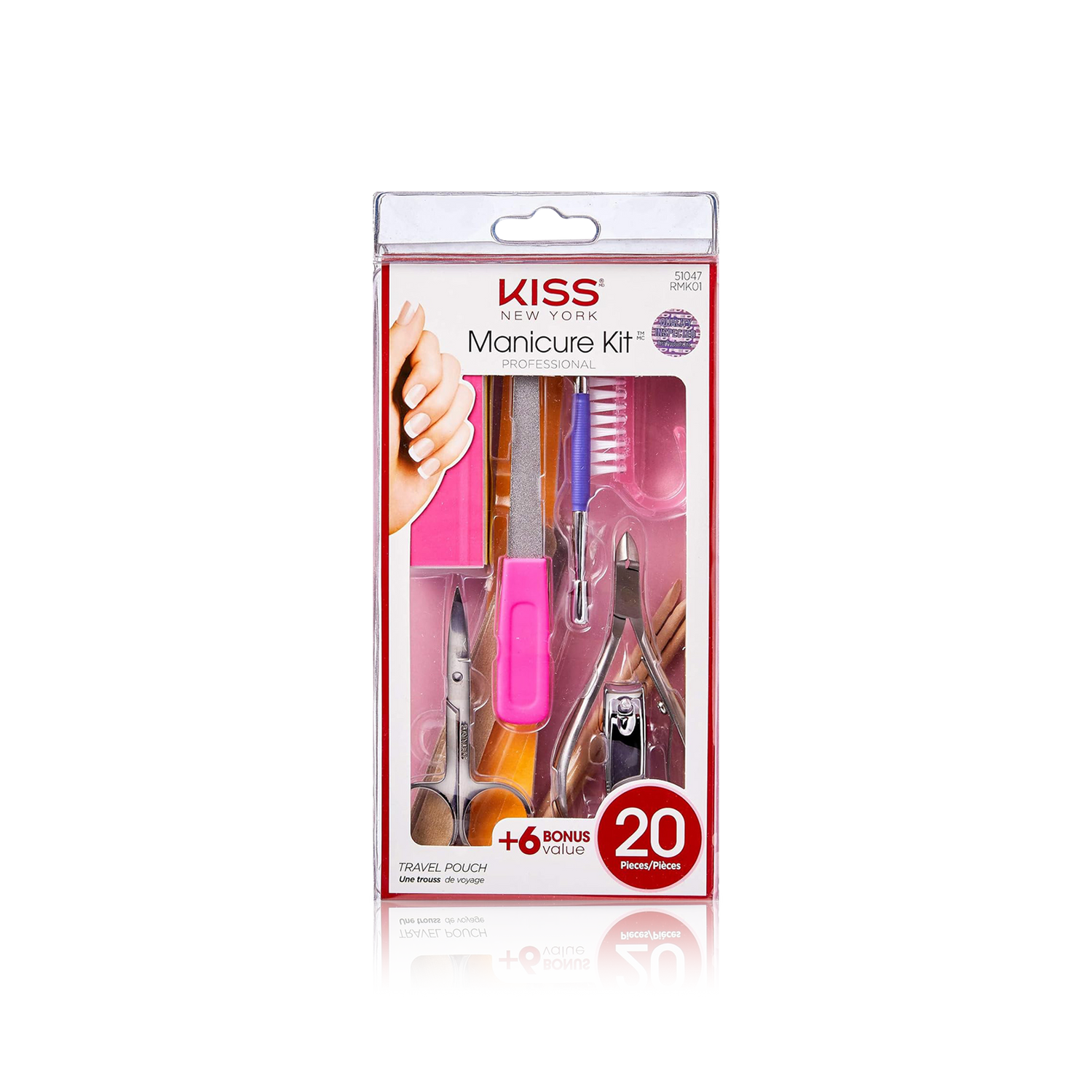 Red Professional Manicure Kit