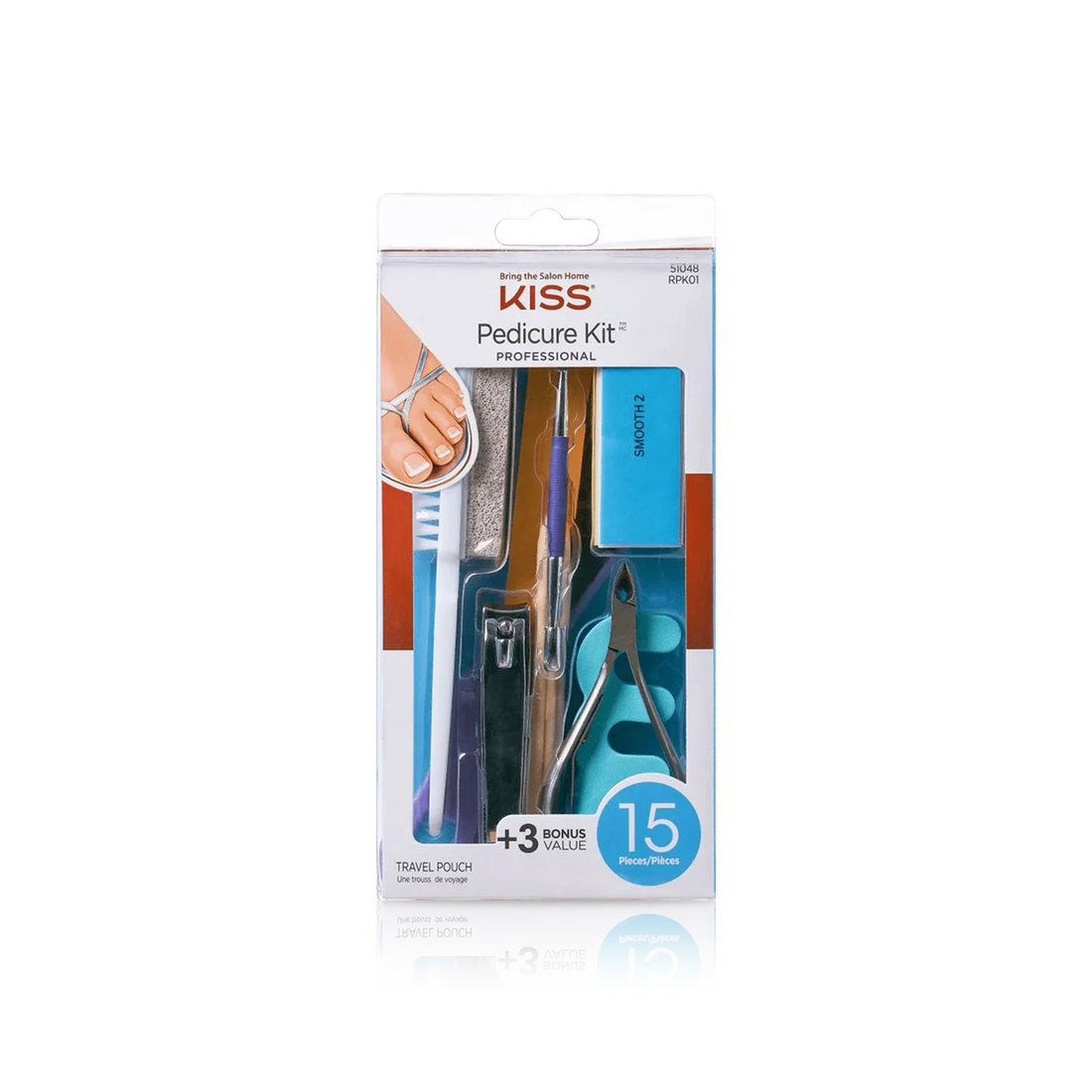 Red Professional Pedicure Kit