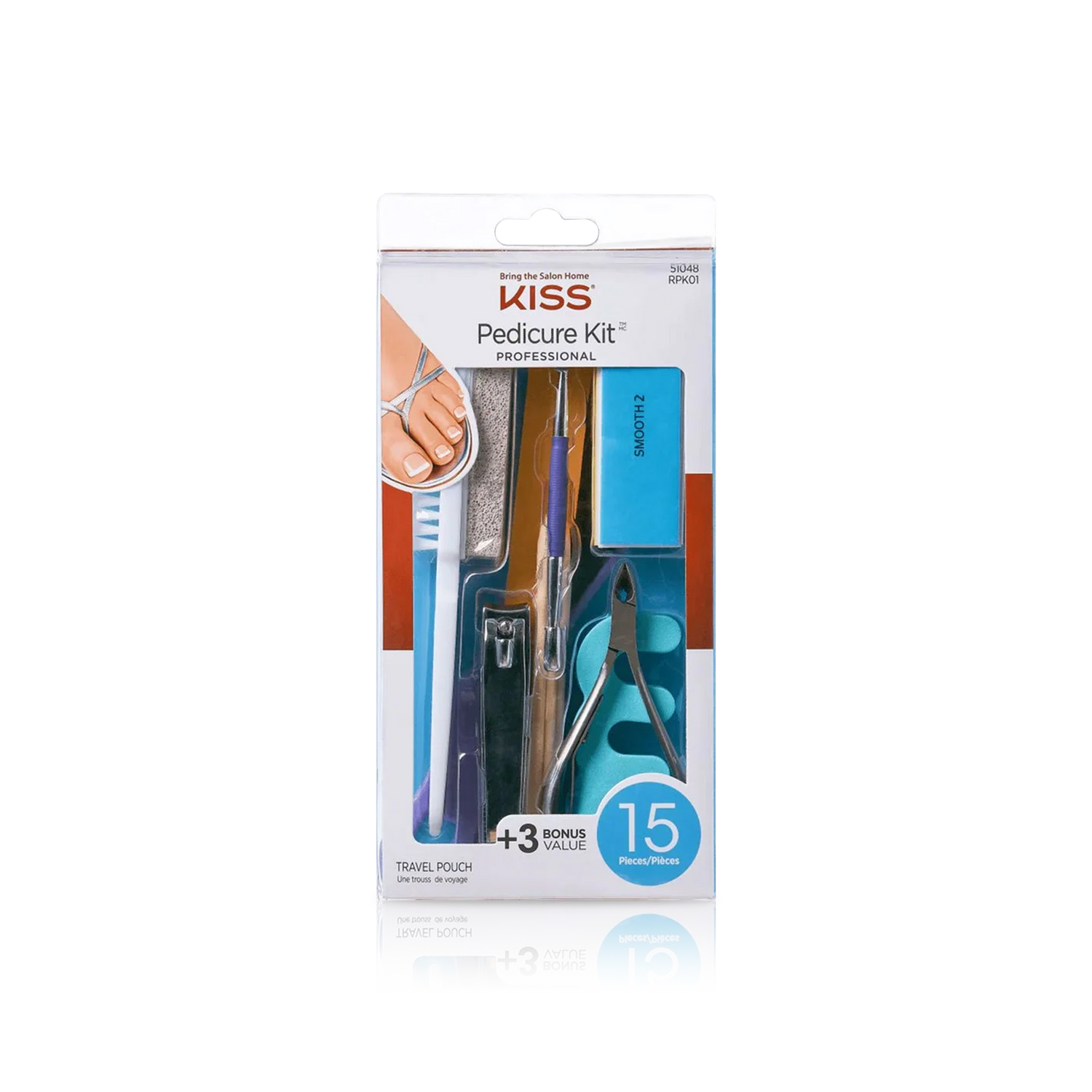 Red Professional Pedicure Kit