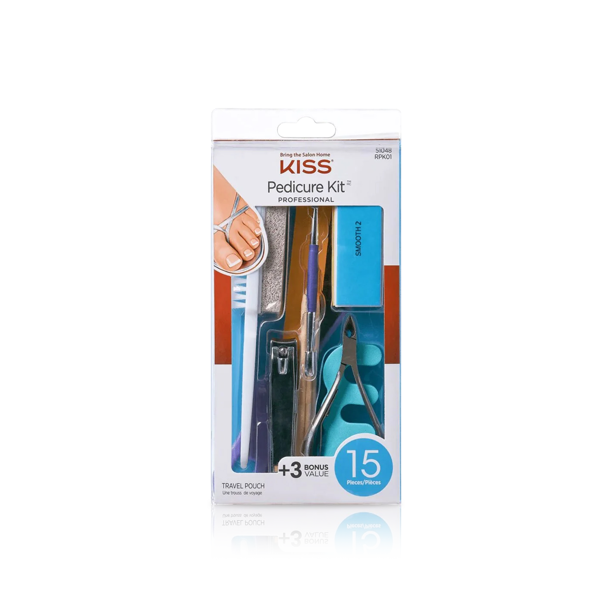 Red Professional Pedicure Kit