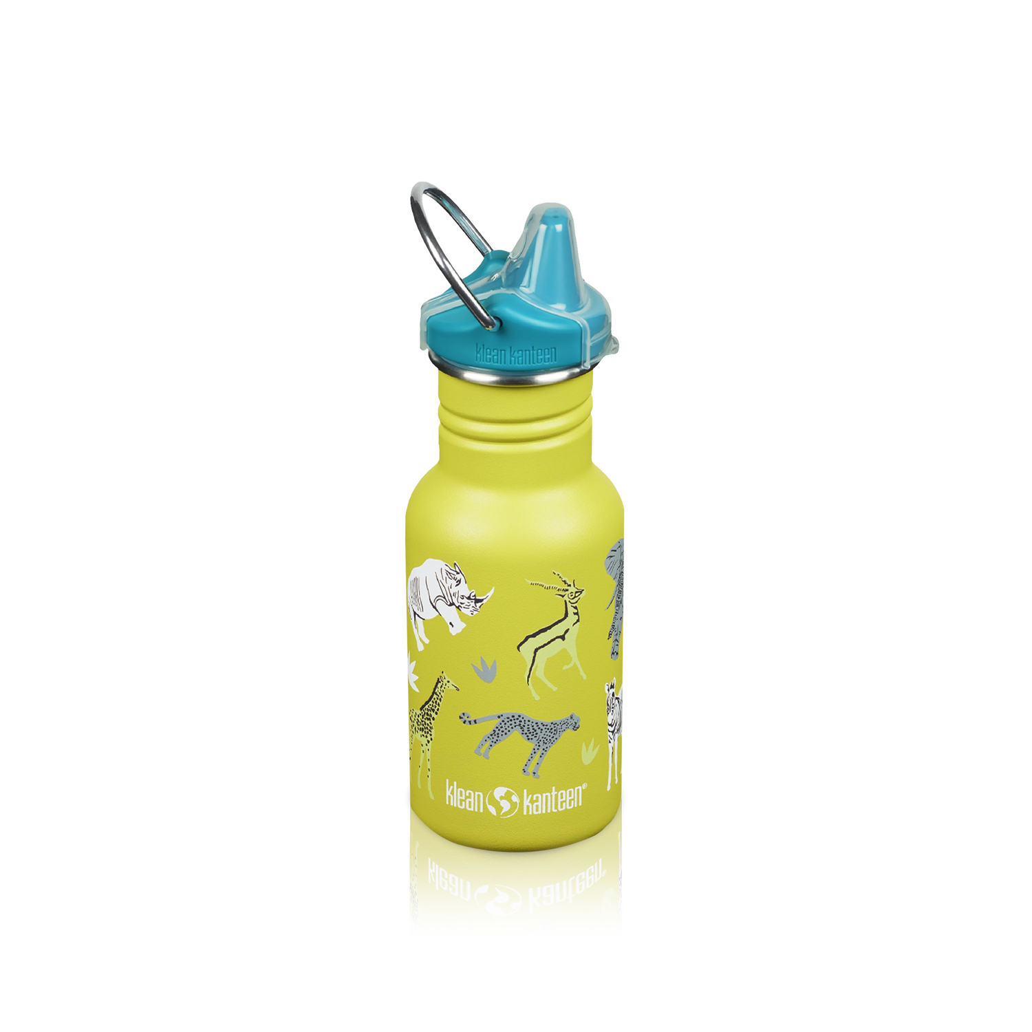 Kid Classic Narrow Neck Flask (w/ Sport Cap) - Safari