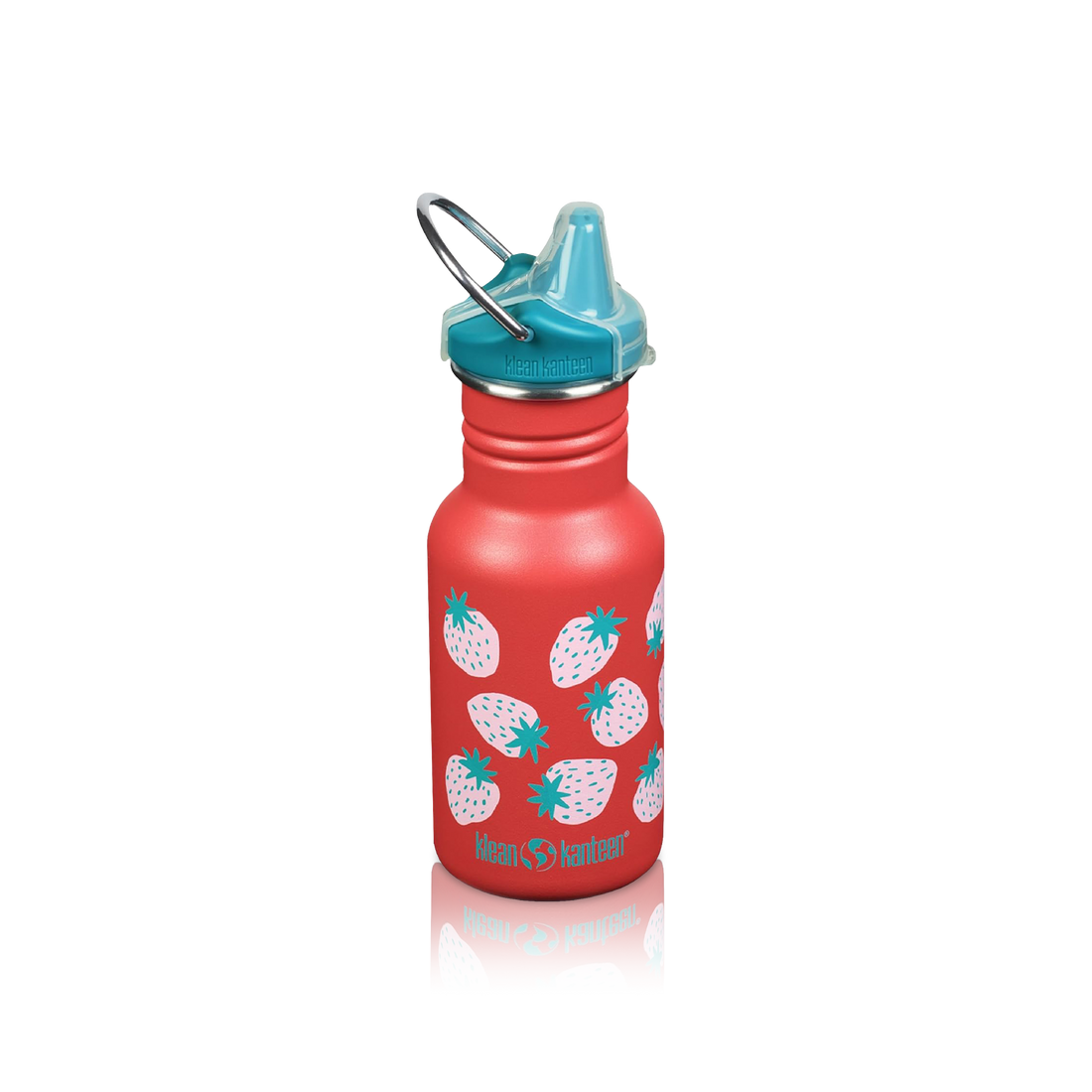 Kid Classic Narrow Neck Flask (w/ Sport Cap) - Strawberry