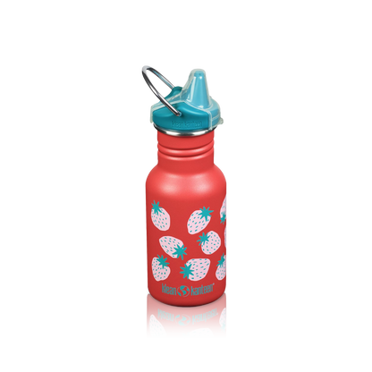 Kid Classic Narrow Neck Flask (w/ Sport Cap) - Strawberry