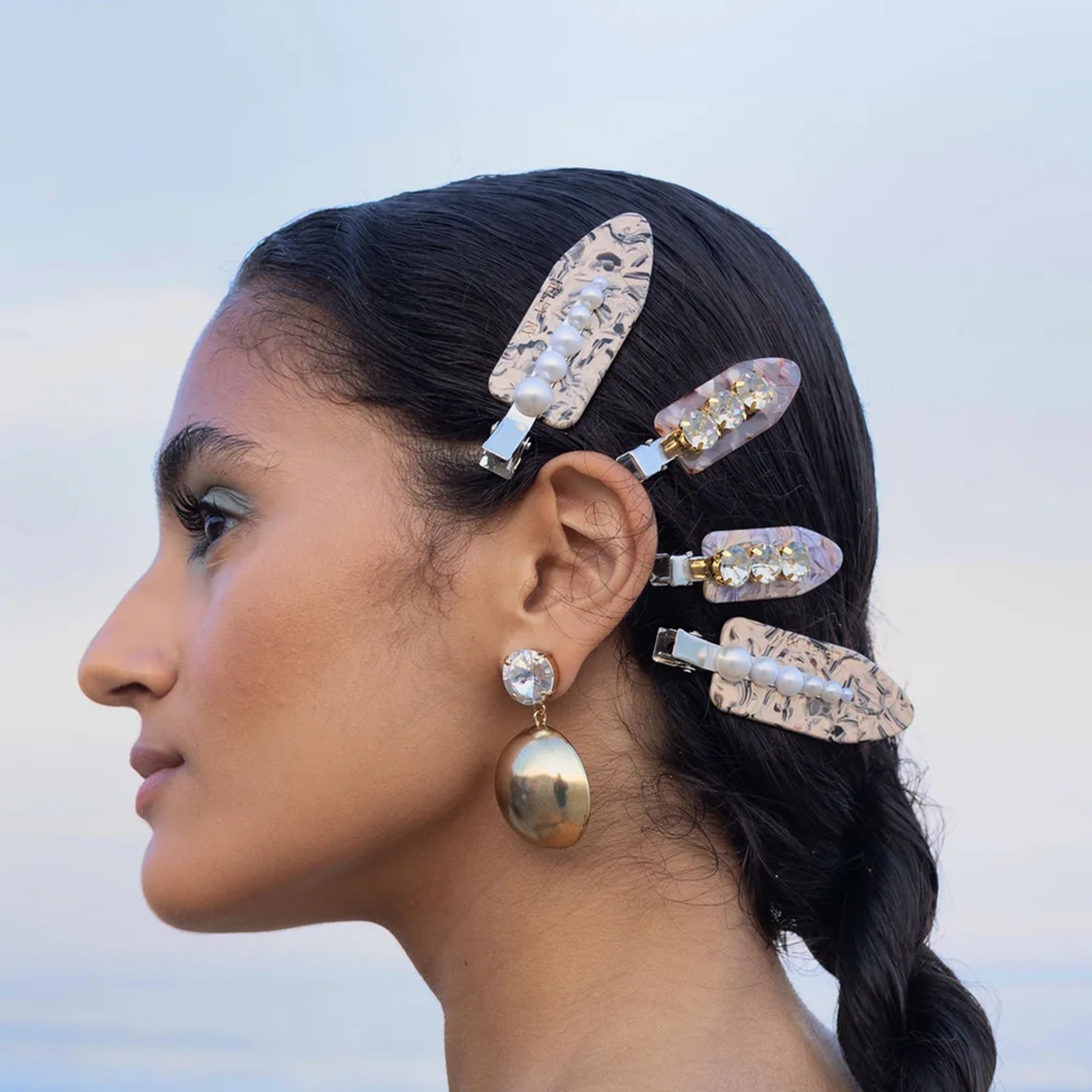 مجموعة ثنائية من مشبك الشعر جت ريدي وذ مي