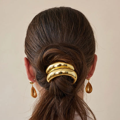 Glossy Double Arch Pony Cuff