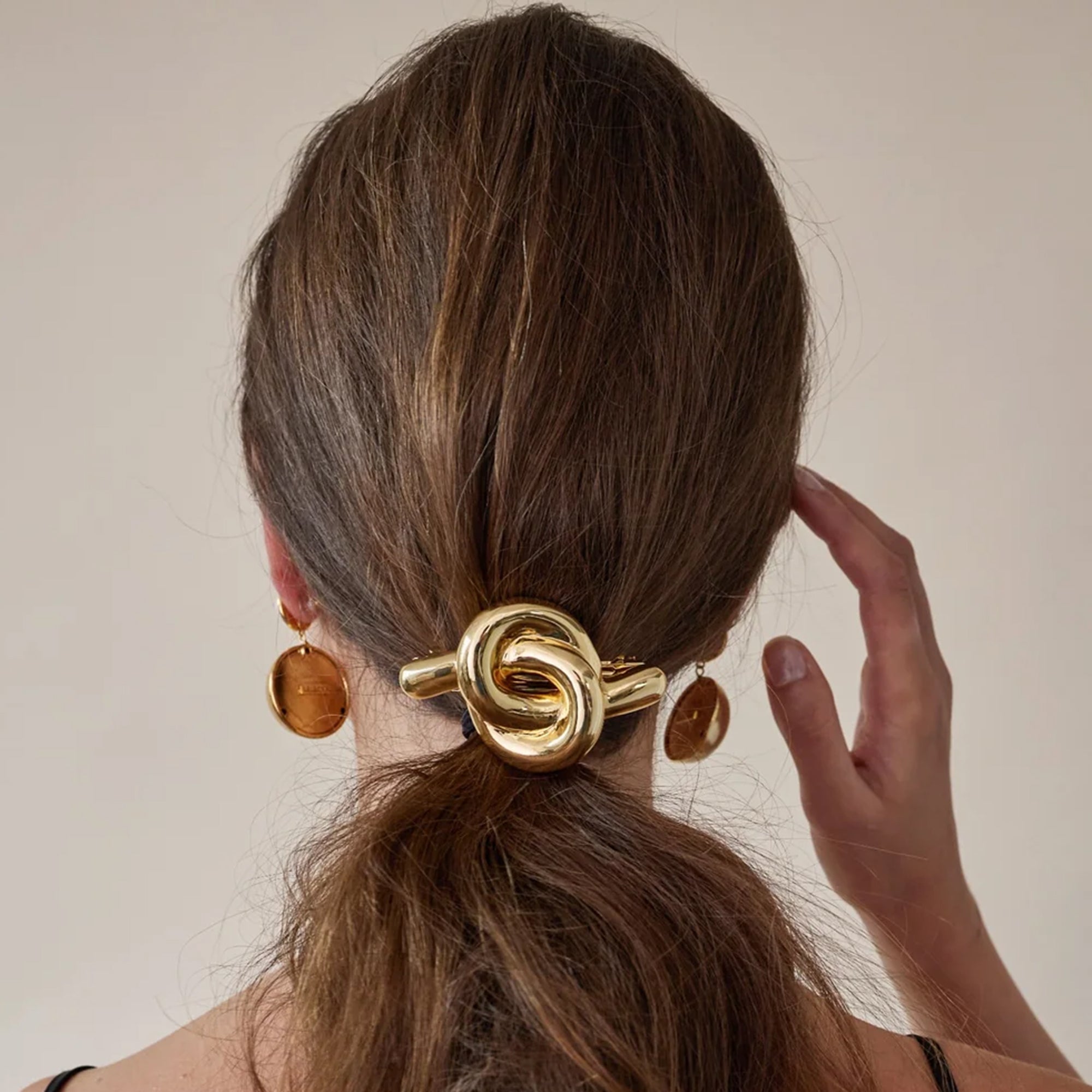 Glossy Knot Barrette