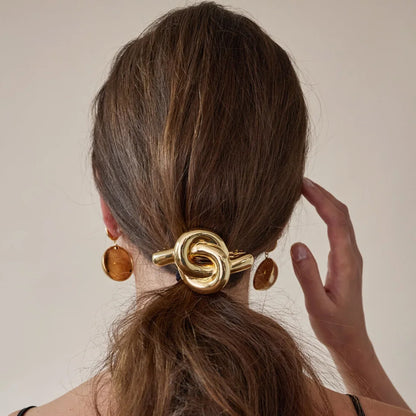 Glossy Knot Barrette
