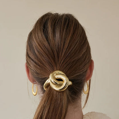 Glossy Knot Pony Cuff