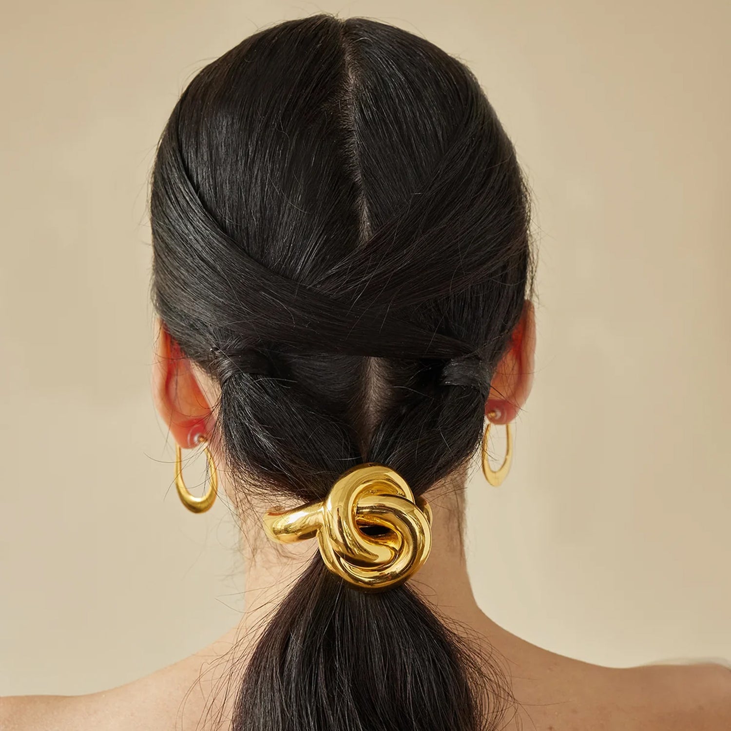 Glossy Knot Pony Cuff