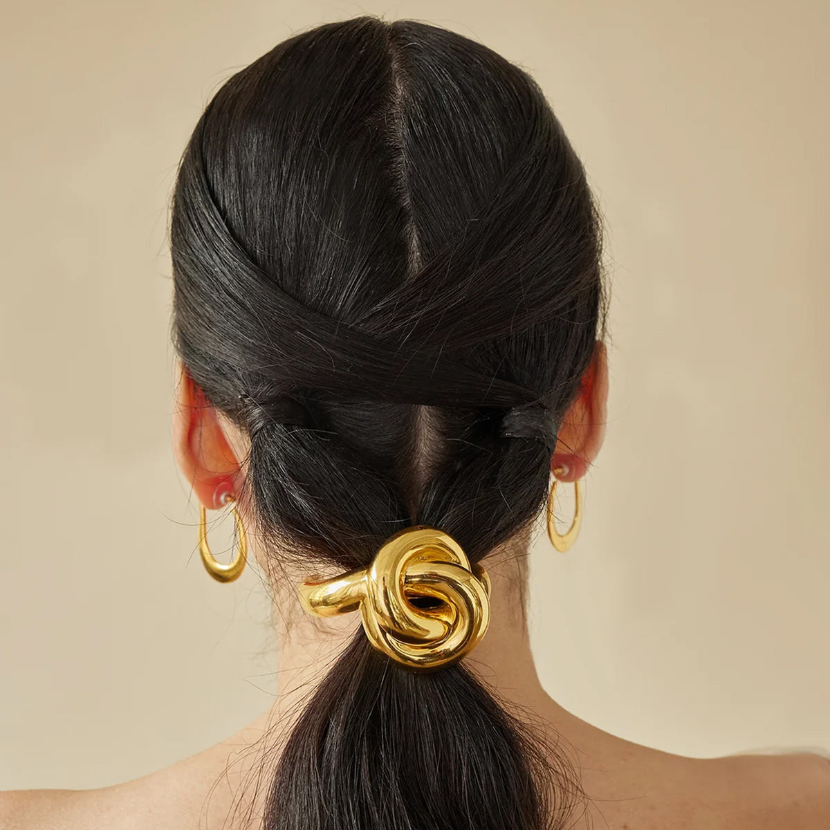 Glossy Knot Pony Cuff