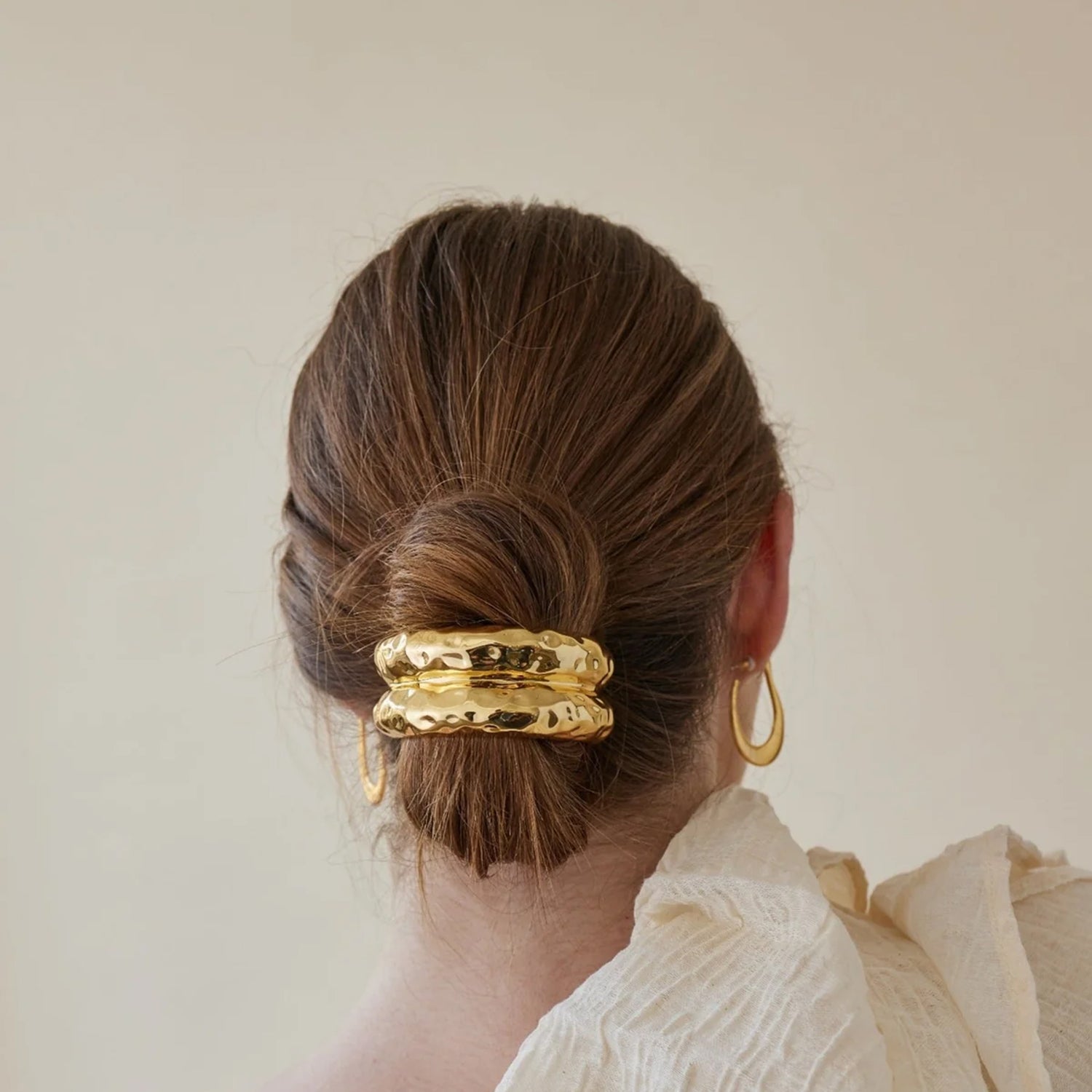 Hammered Double Arch Pony Cuff