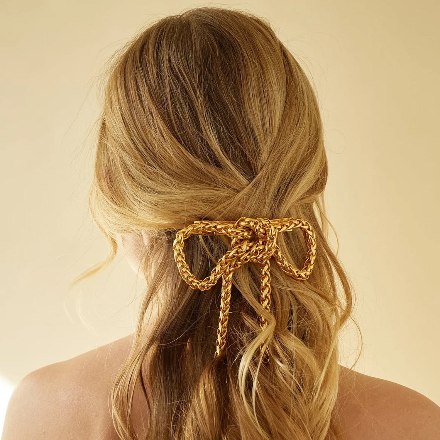 Kamala Chain Bow Barrette