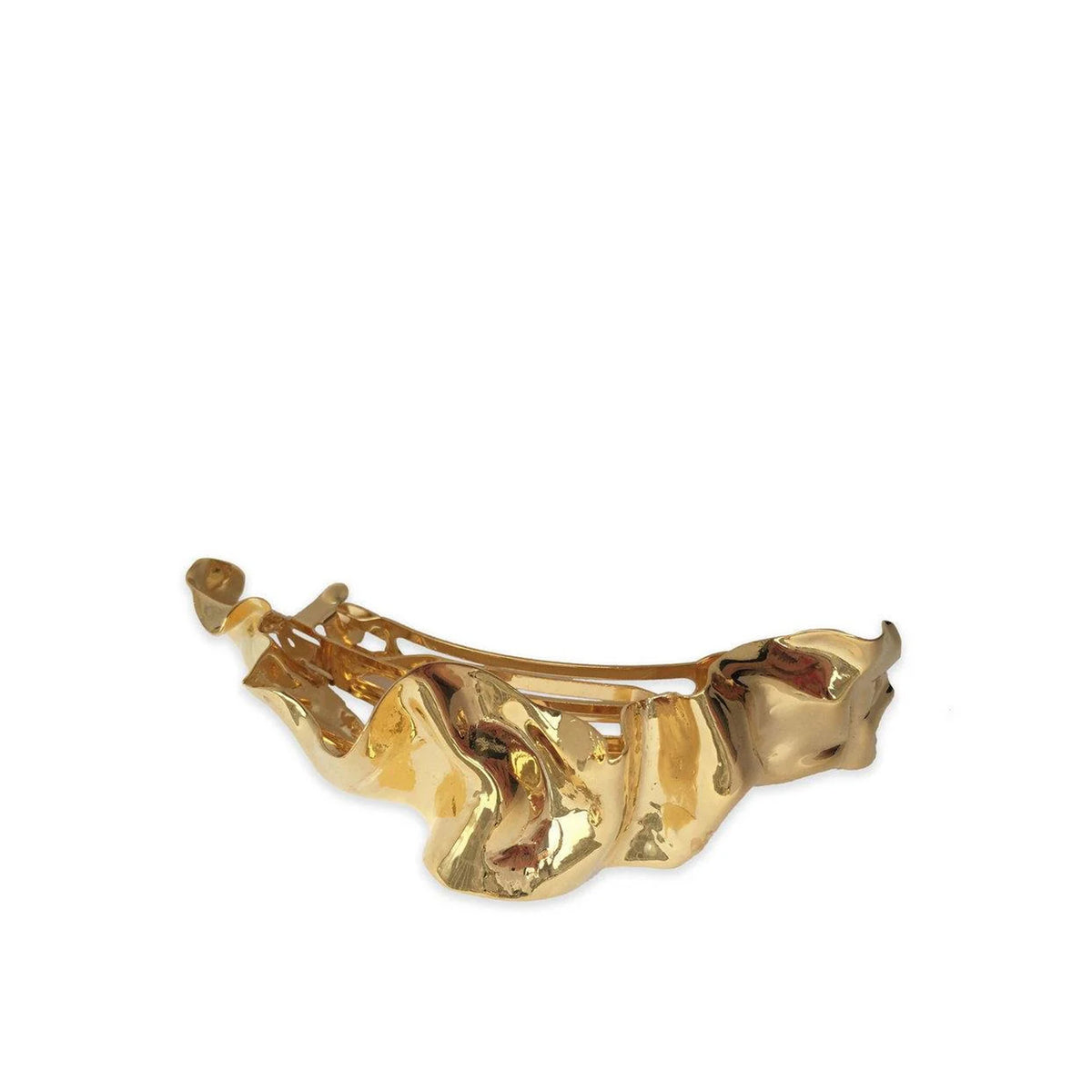Ruffle French Barrette