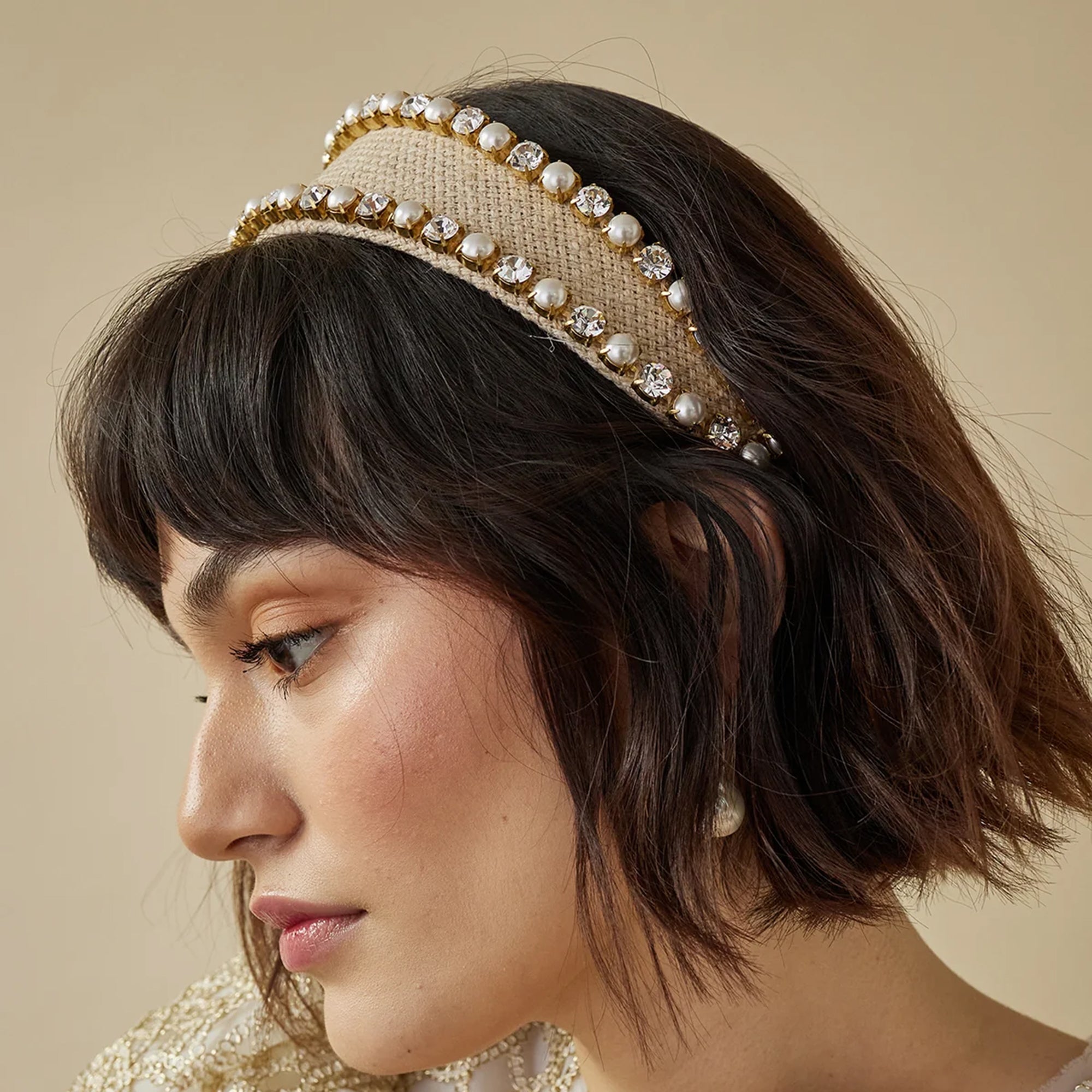 Samara Pearl And Crystal Headband