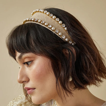 Samara Pearl And Crystal Headband