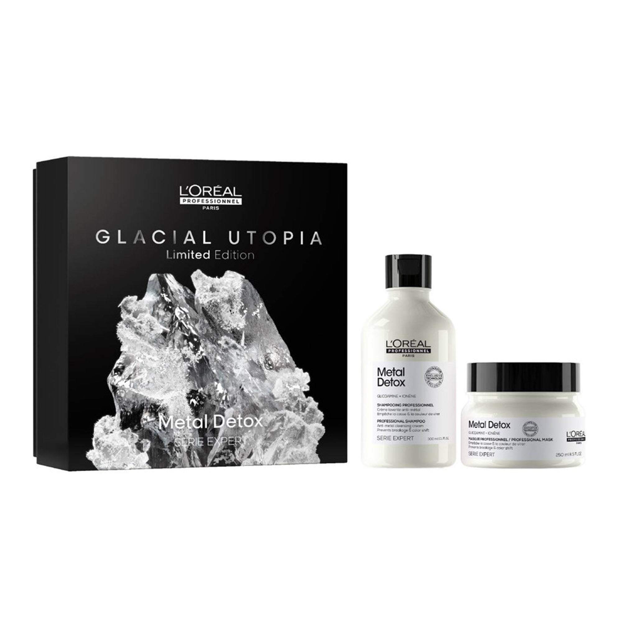 L'Oréal Professionnel Glacial Utopia Gift Set - Metal Detox Duo