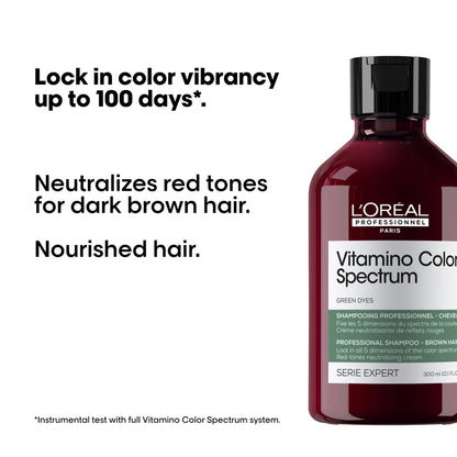 Vitamino Spectrum Green Shampoo - Dark Brown Hair