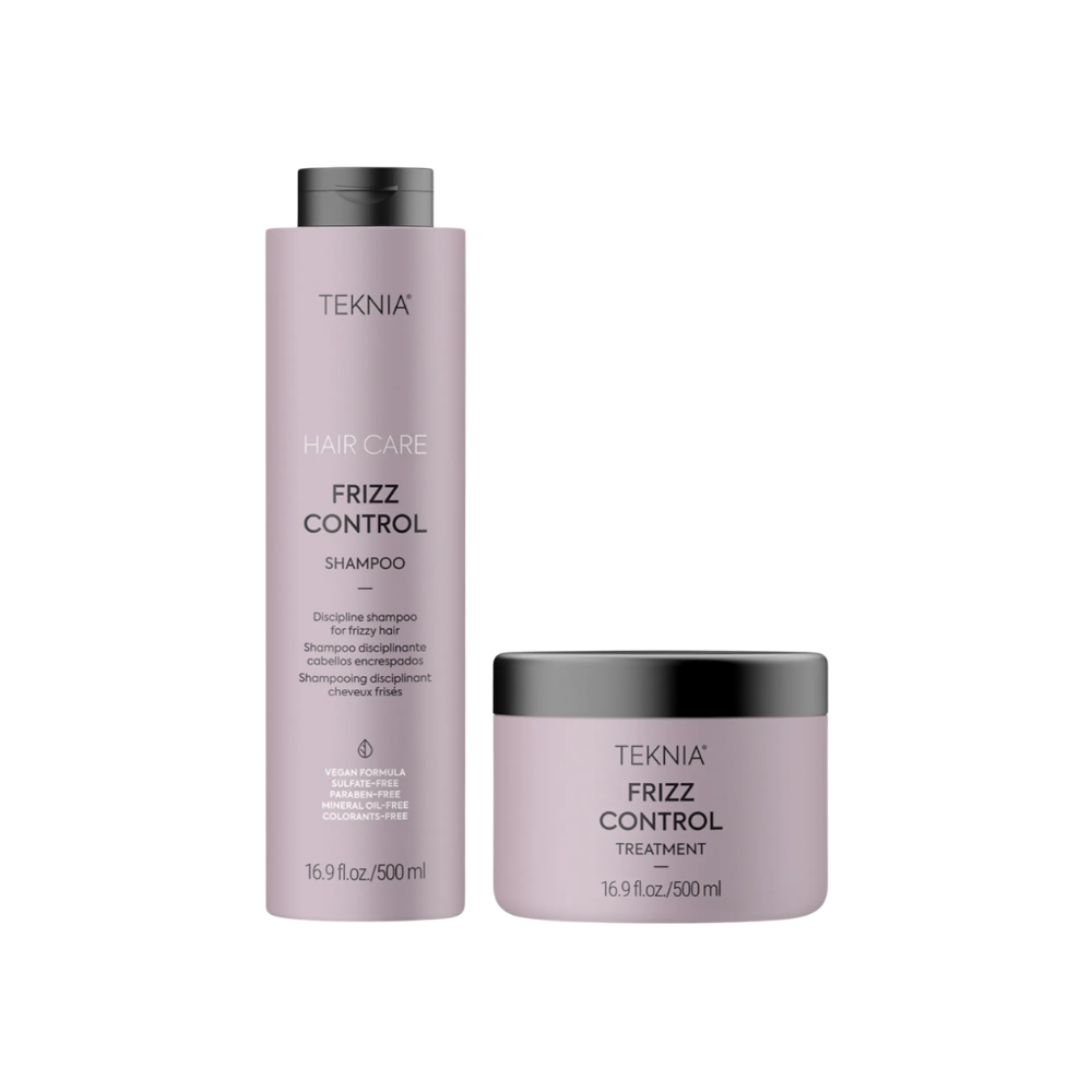 Frizz Control Smoothing Hair Pack Sulfate-Free Shampoo + Conditioner
