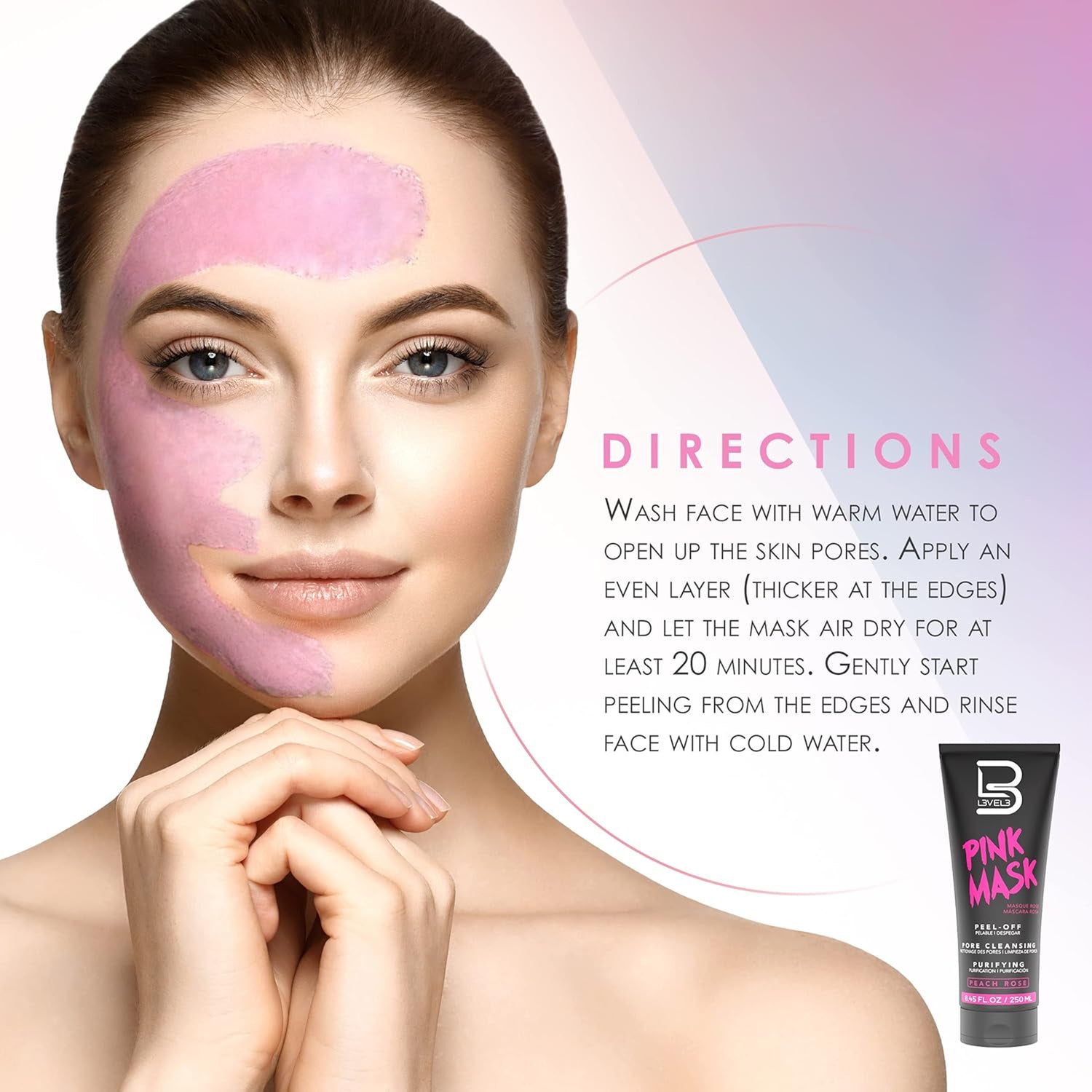 Peel-Off Facial Mask - Pink 250ml