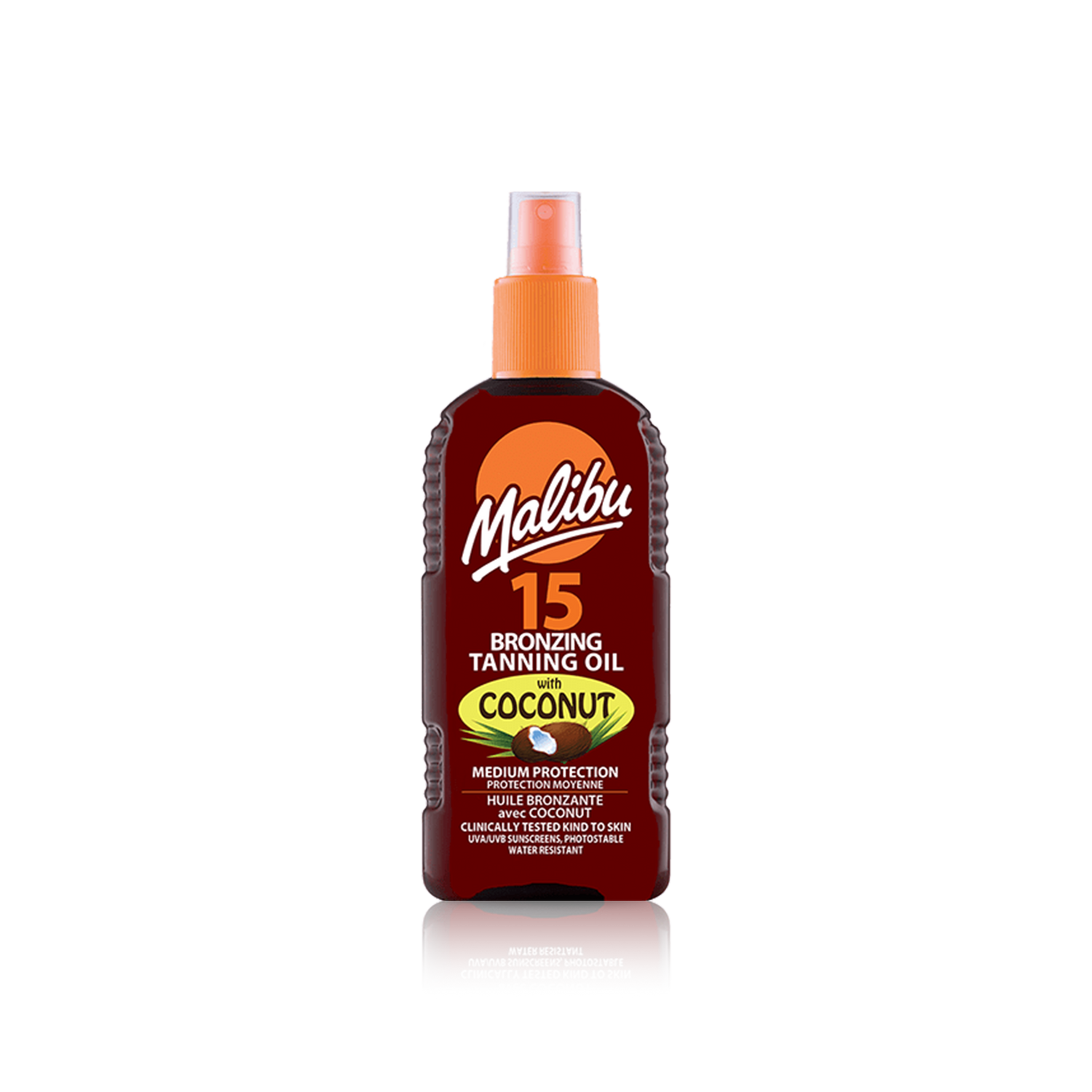 Bronzing Tanning Oil with Coconut SPF15