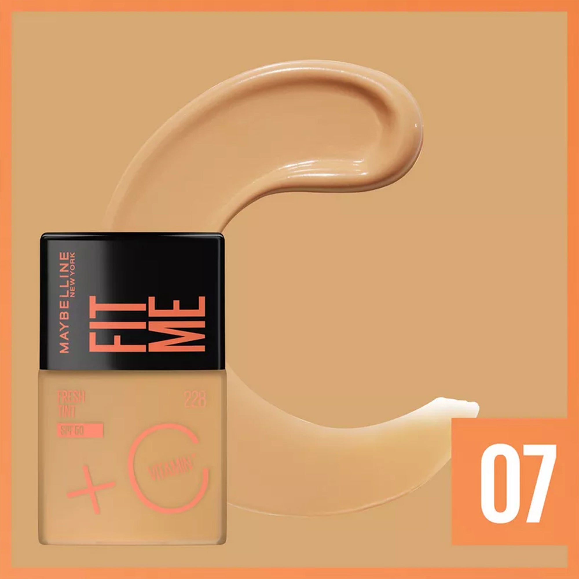 كريم أساس فيت مي!® فريش تنت مع SPF50 + فيتامين سي