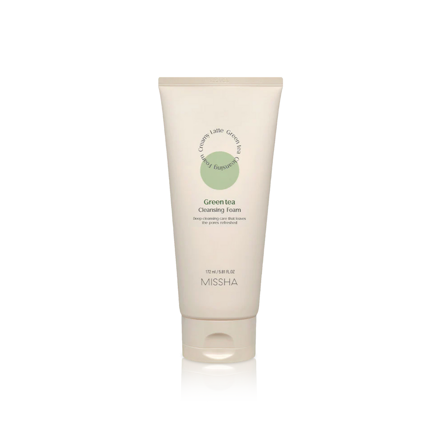 Creamy Latte Cleansing Foam - Green Tea