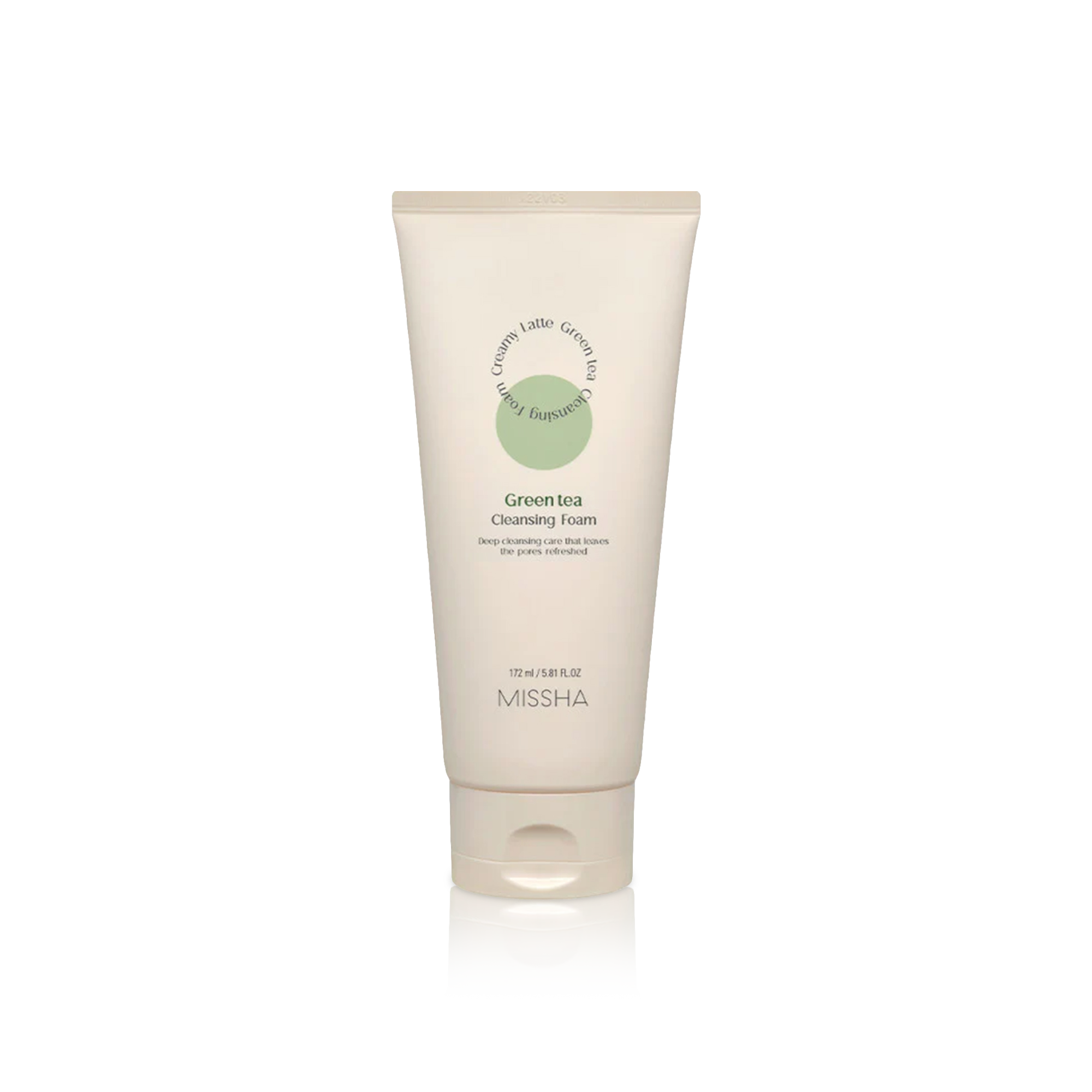 Creamy Latte Cleansing Foam - Green Tea