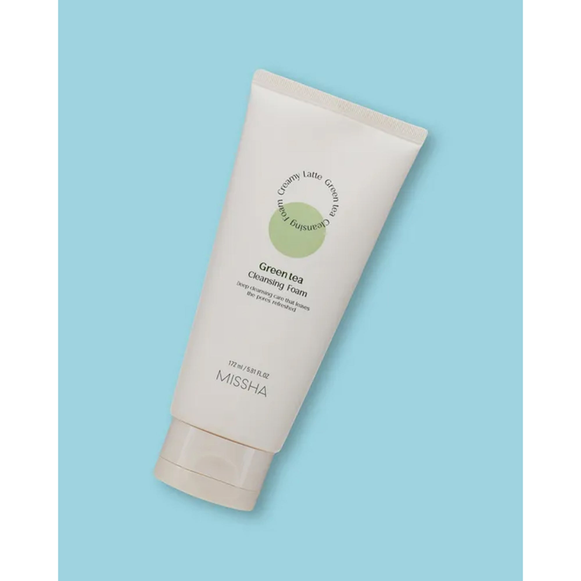 Creamy Latte Cleansing Foam - Green Tea