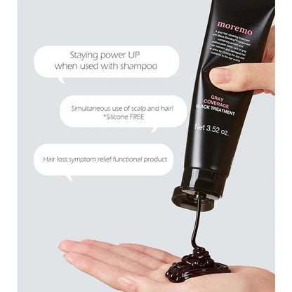 Gray Coverage Black Treatment