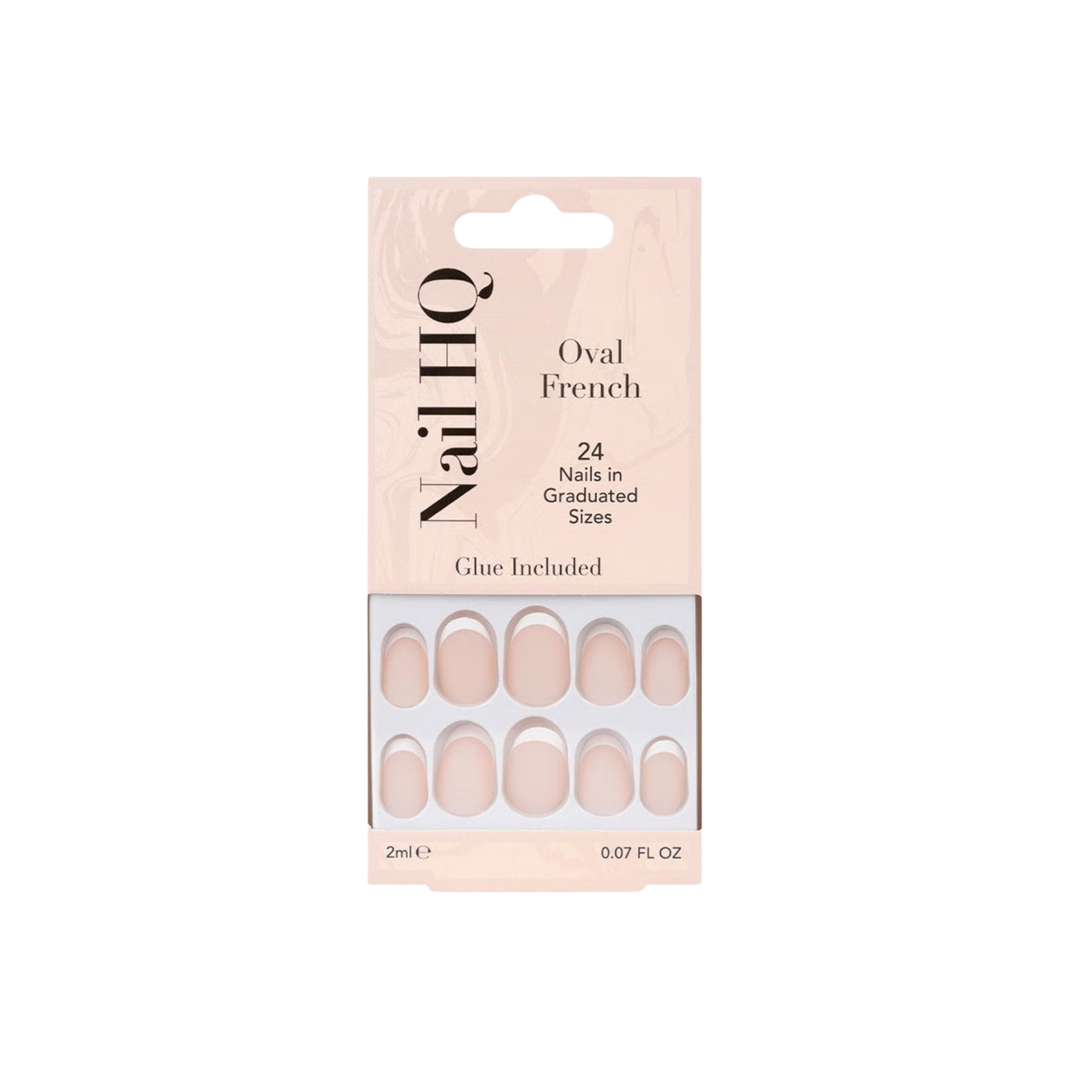 Oval French Nails