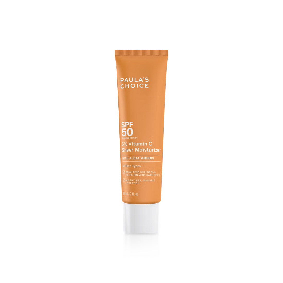 Sunscreen 5% Vitamin C Sheer Moisturizer Spf 50