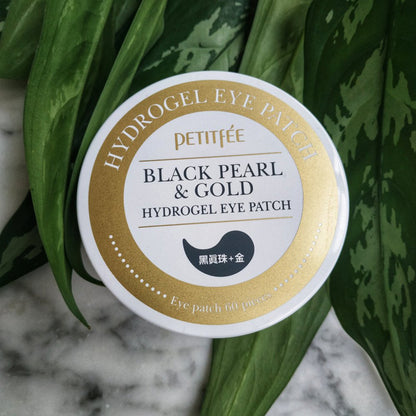 Black Pearl &amp; Gold Hydrogel Eye Patch