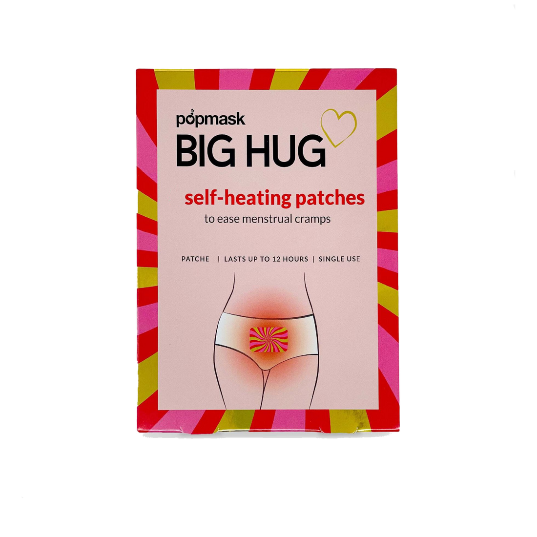 Big Hug Self-Heating Patches for Cramp Relief