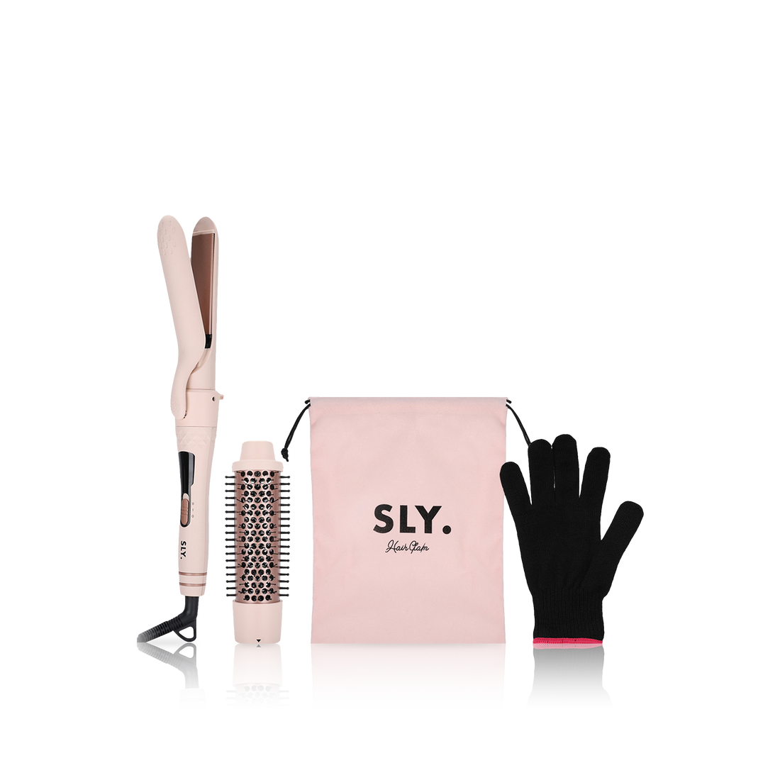 Curling Brush - Rose Pink Straightner &amp; Thermal Brush