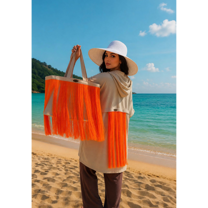 Victorian-Era Orange Cilia Pasht