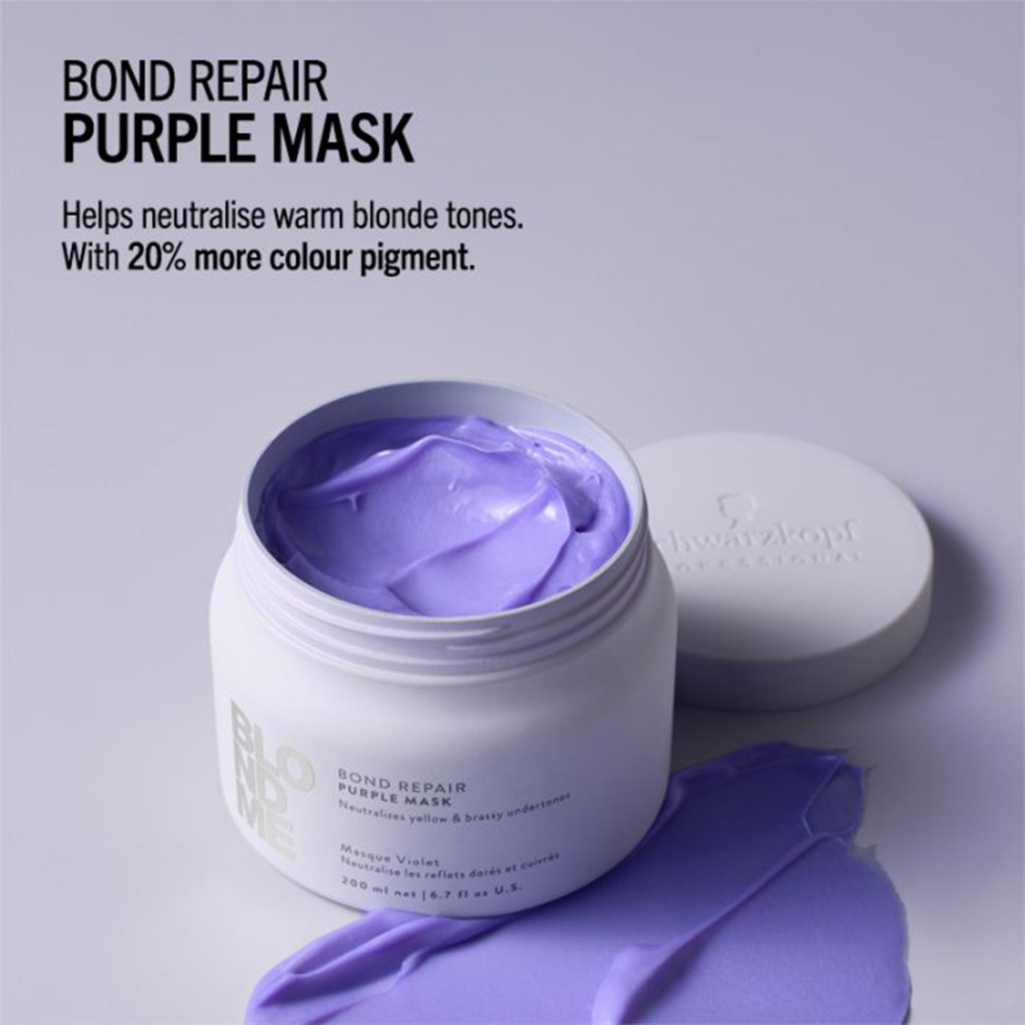 Blond Me Bond Repair Purple Mask