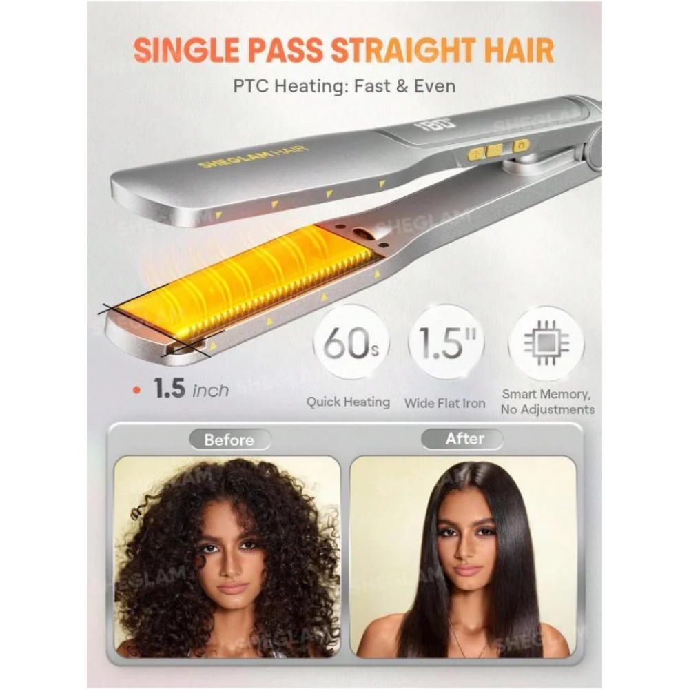 Sleek Chic Wide Glide Straightener