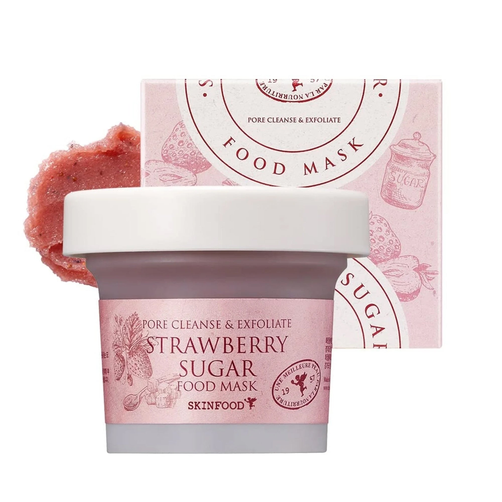 Strawberry Sugar Food Mask
