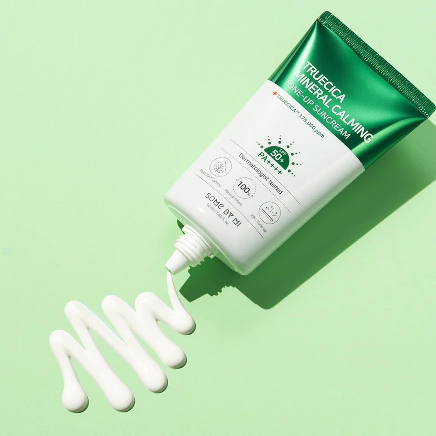 Snail Truecica Mineral Calming Tone-Up Suncream SPF50+