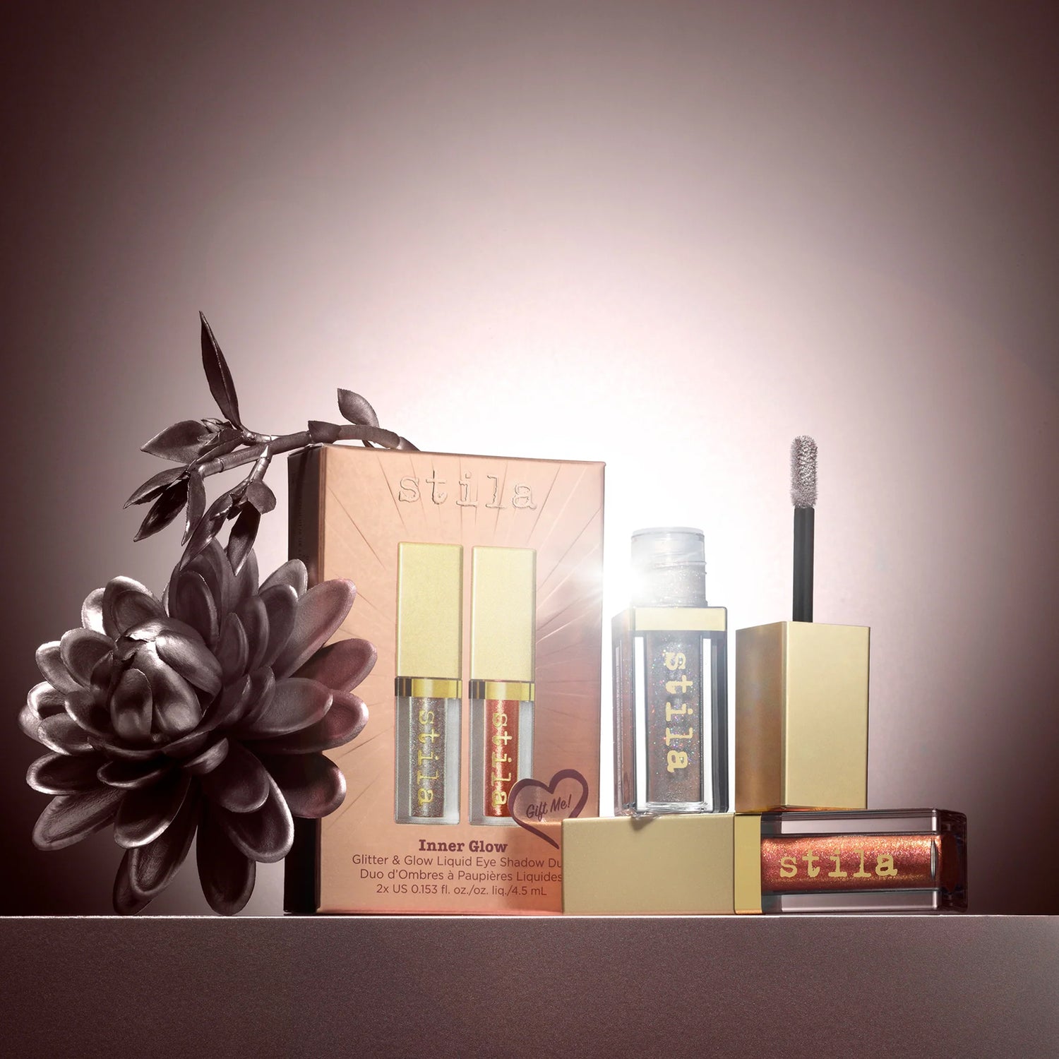 Inner Glow Glitter &amp; Glow Liquid Eye Shadow Duo