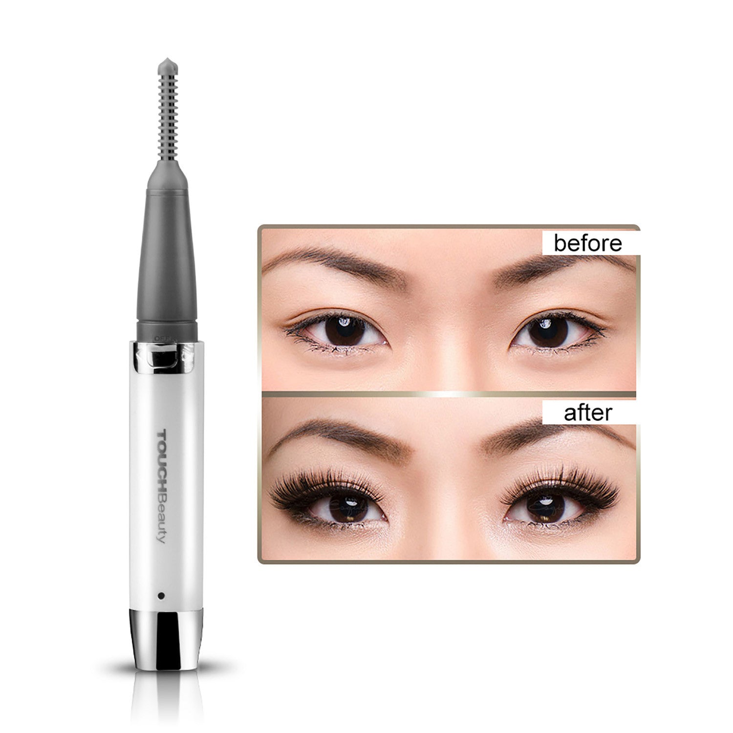 Auto-Rotating Heated Eyelash Curler - Battery Operated