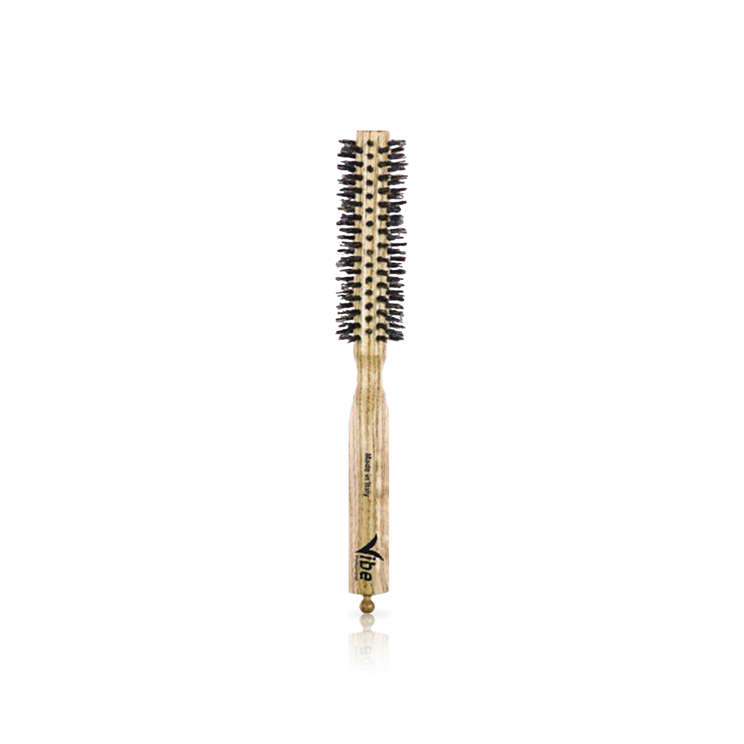 فرشاة تصفيف الشعر وود تريو المستديرة