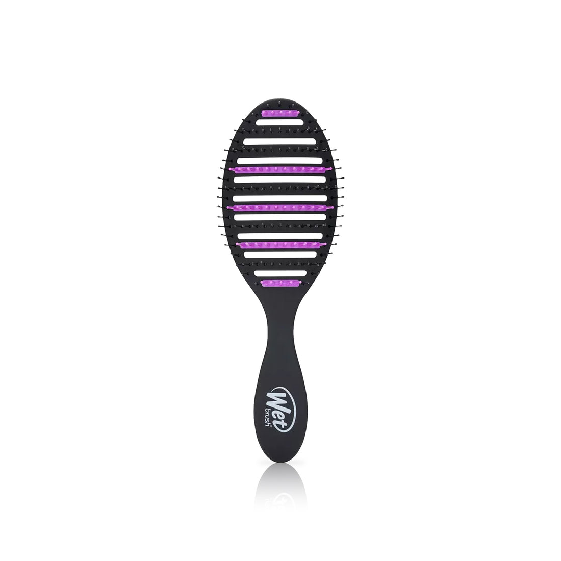 Charcoal Infused Speed Dry Hair Brush - Black &amp; Purple