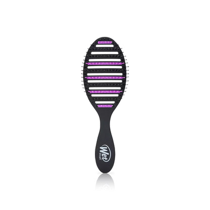 Charcoal Infused Speed Dry Hair Brush - Black &amp; Purple