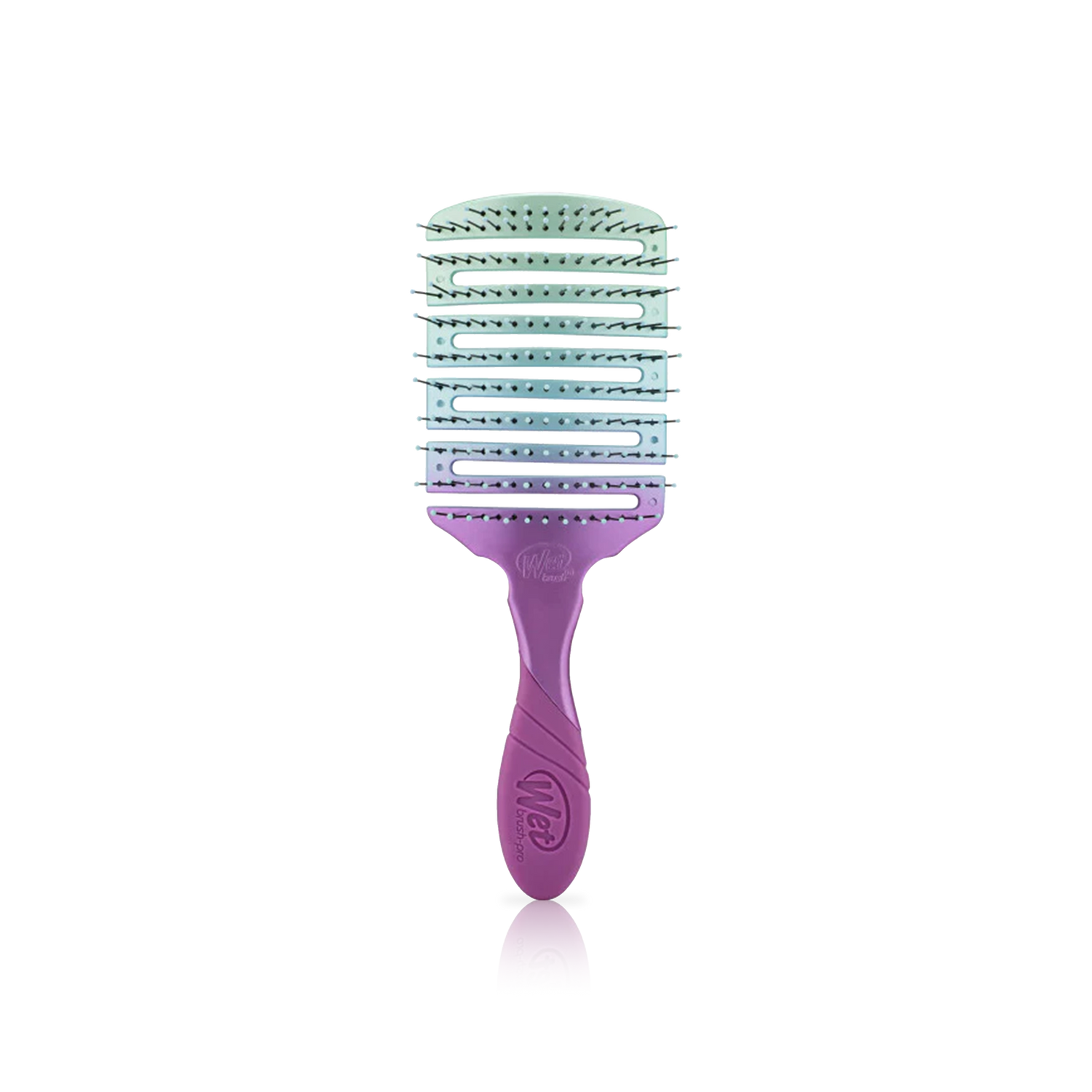 Pro Flex Dry Paddle Hair Brush - Teal Ombre