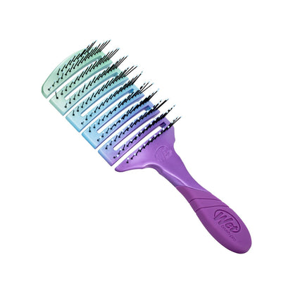 Pro Flex Dry Paddle Hair Brush - Teal Ombre