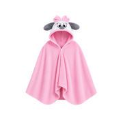 Kids Hooded Microfiber Poncho
