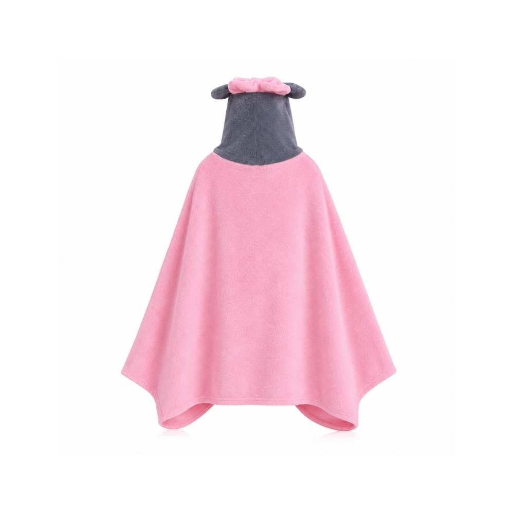 Kids Hooded Microfiber Poncho