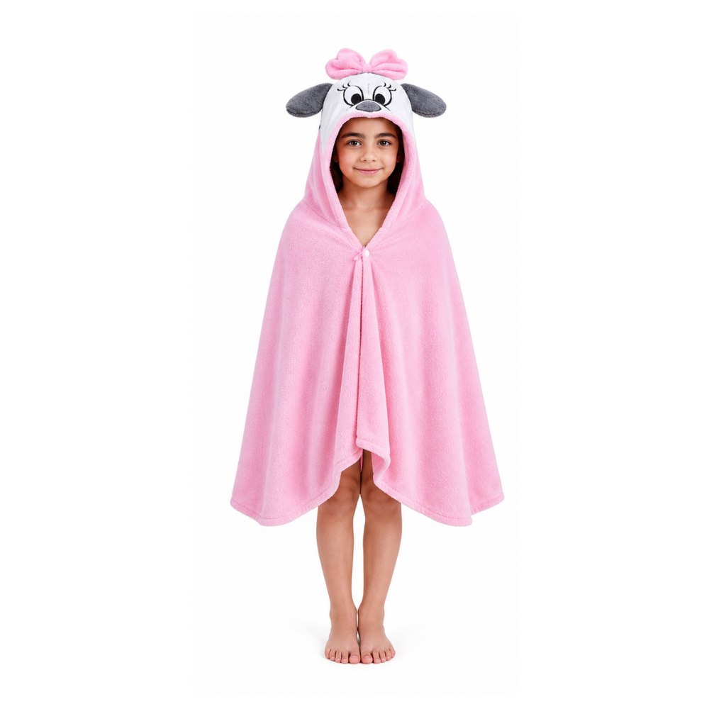 Kids Hooded Microfiber Poncho