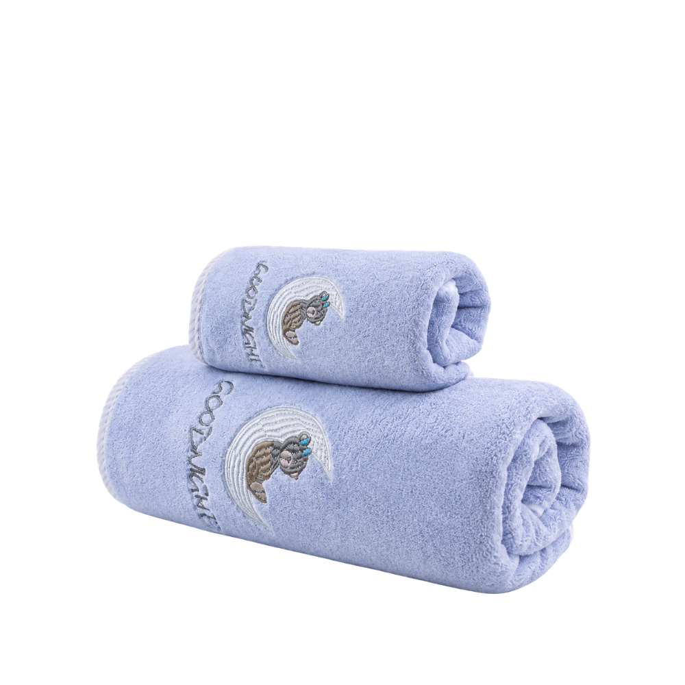 Kids Towels Set - Blue